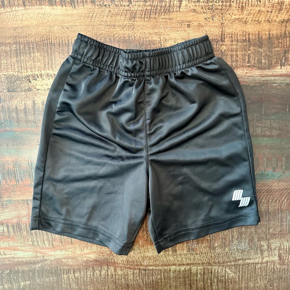 Kids Black Athletic Shorts